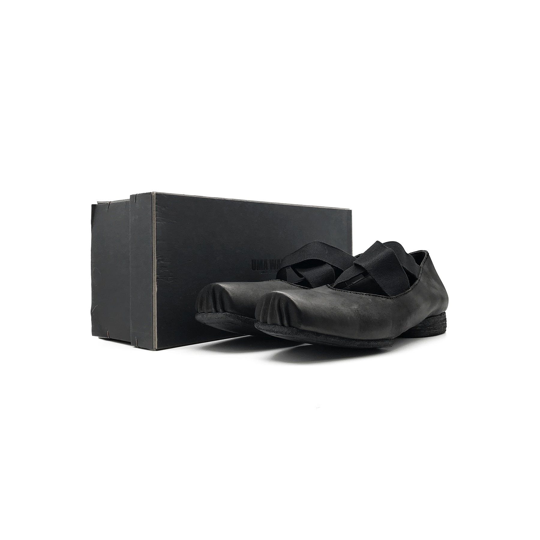 UMA WANG Square Toe Cross Strap Ballerina - SRM – SHENGLI ROAD MARKET