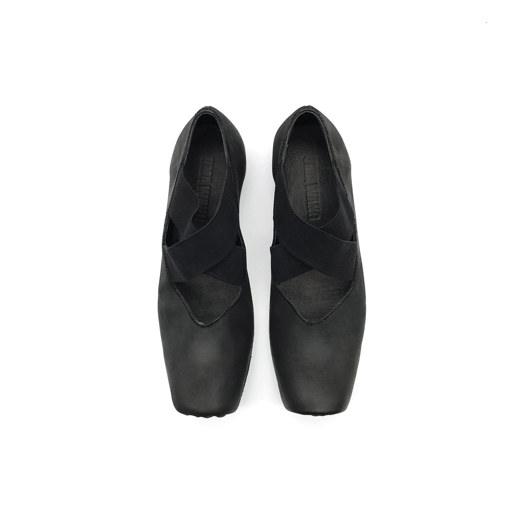 UMA WANG Square Toe Cross Strap Ballerina - SRM – SHENGLI ROAD MARKET