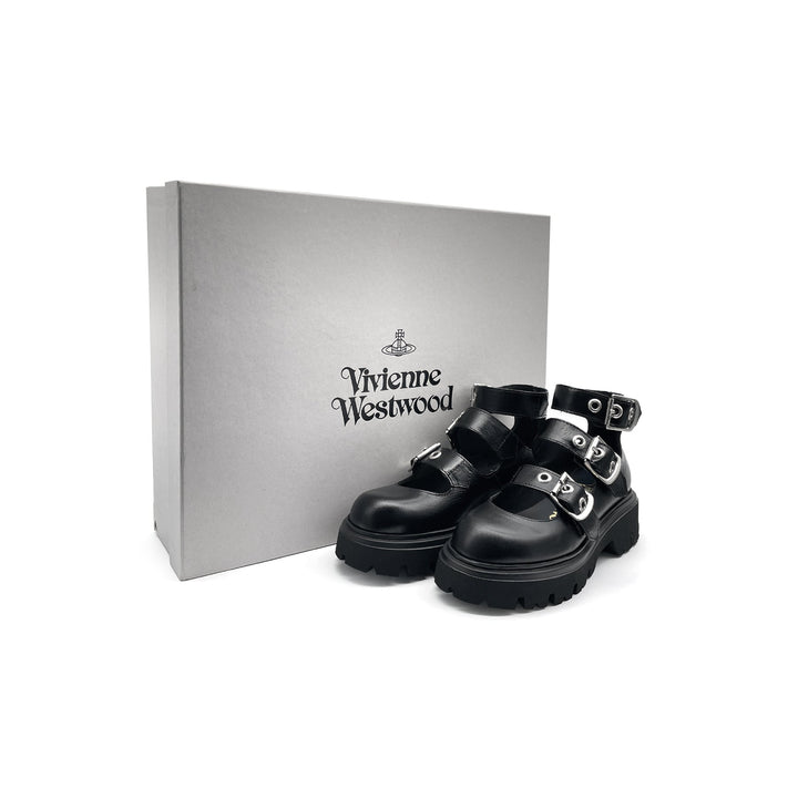 Vivienne Westwood Bacchus Leather Platform Sandals - SHENGLI ROAD MARKET