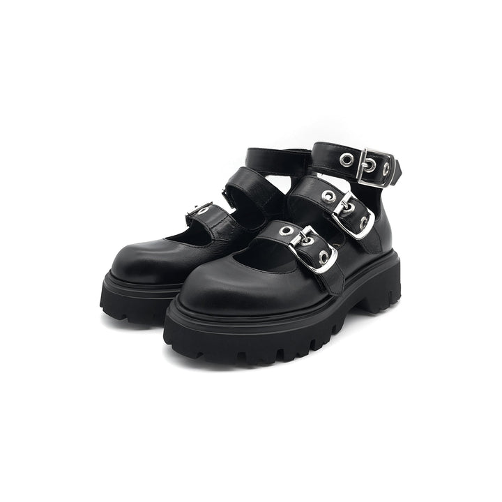 Vivienne Westwood Bacchus Leather Platform Sandals - SHENGLI ROAD MARKET