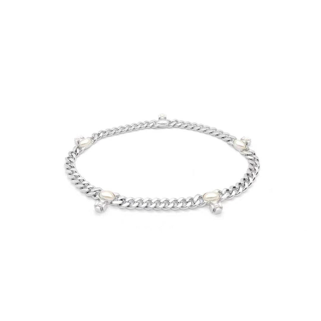 Vivienne Westwood Gaby Orb Cuban Chain Choker - SHENGLI ROAD MARKET