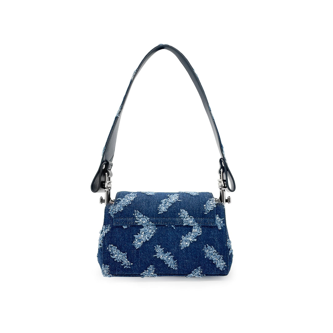 Vivienne Westwood Hazel Orb Denim Chain Handbag - SHENGLI ROAD MARKET