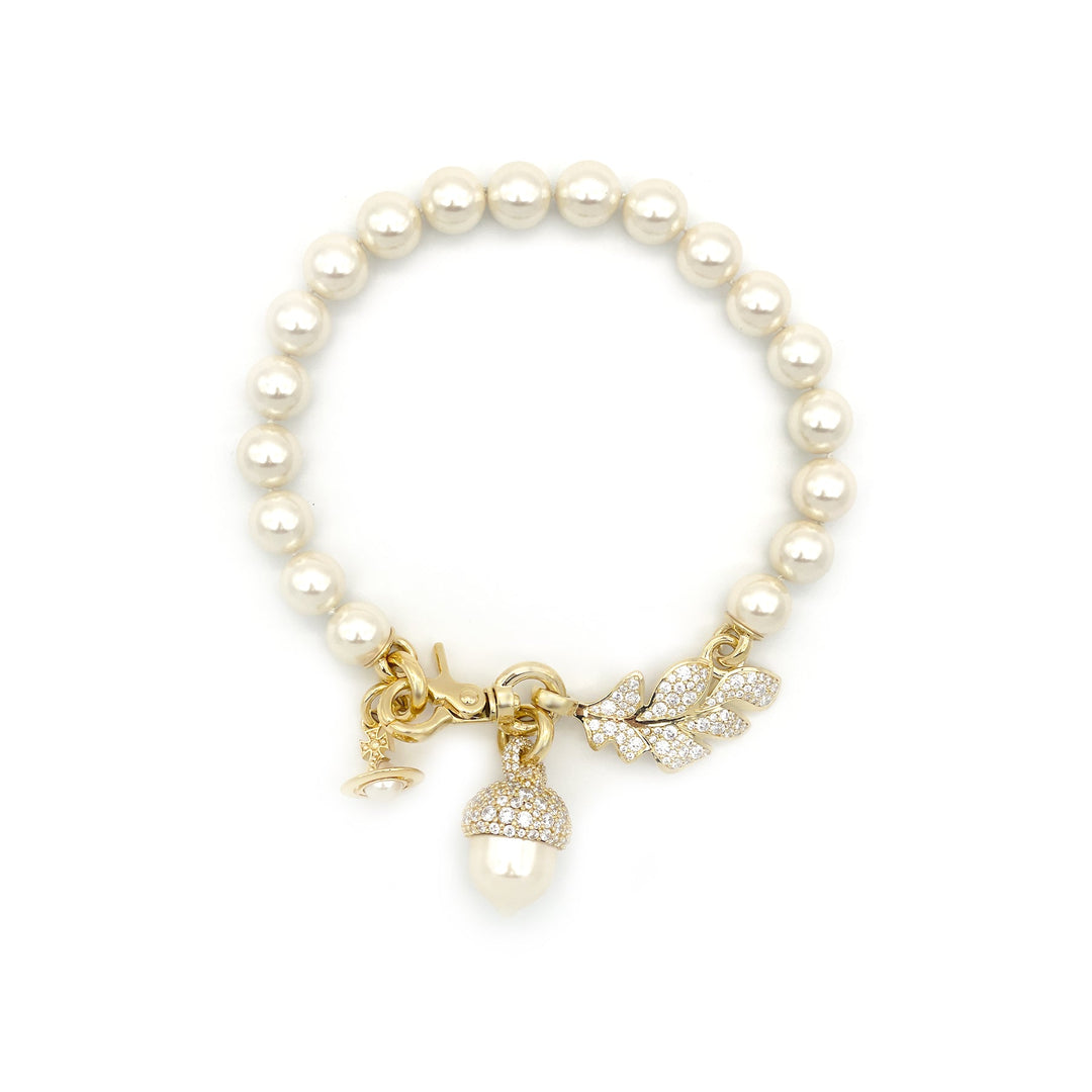 Vivienne Westwood Lucille Acorn Pearl Necklace - SHENGLI ROAD MARKET