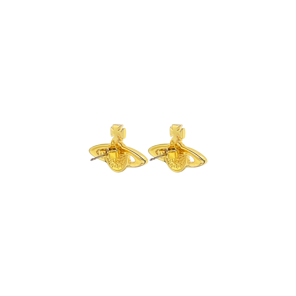 Vivienne Westwood Mini Bas Relief Orb Earring Stud - SHENGLI ROAD MARKET