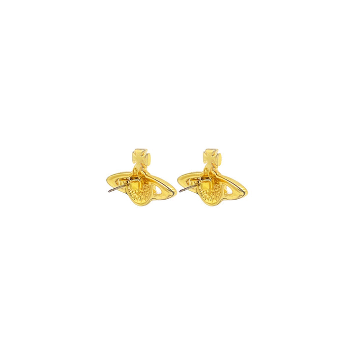 Vivienne Westwood Mini Bas Relief Orb Earring Stud - SHENGLI ROAD MARKET