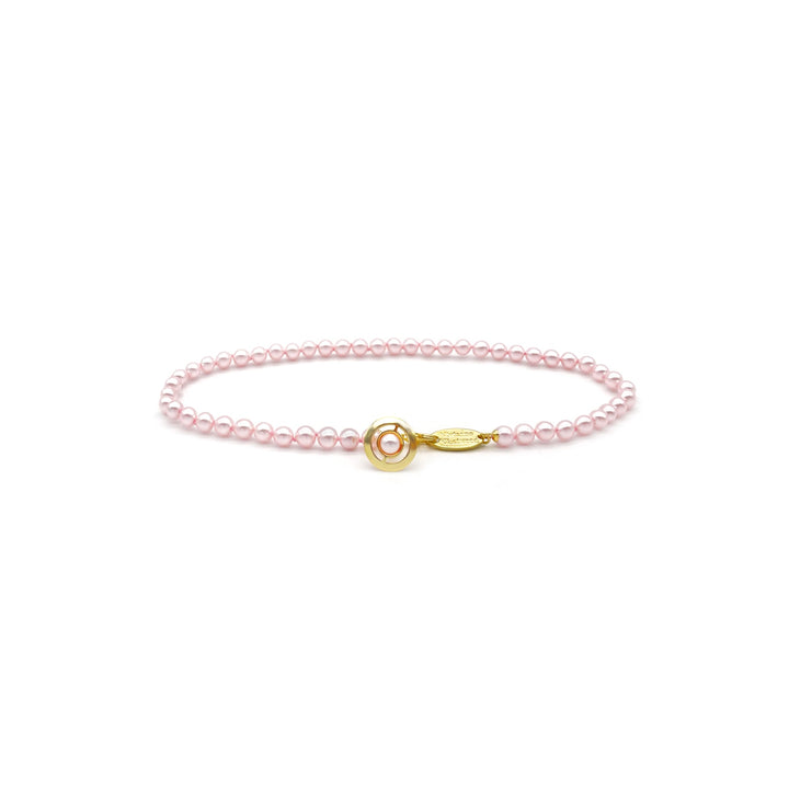 Vivienne Westwood Orb Pendant Pink Pearl Necklace - SHENGLI ROAD MARKET