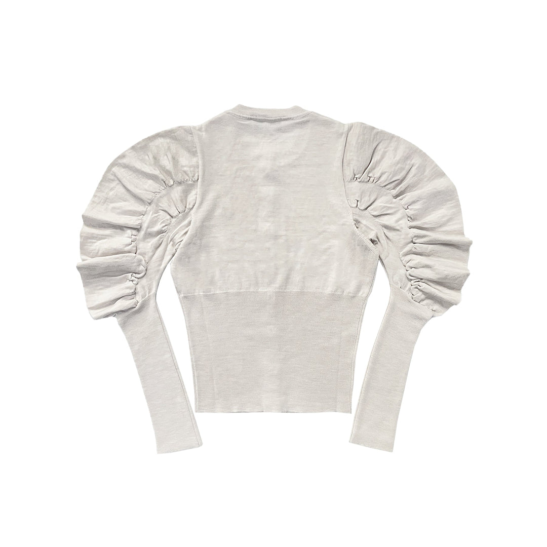 Vivienne Westwood Orb Puff Sleeve Wool Cardigan - SHENGLI ROAD MARKET