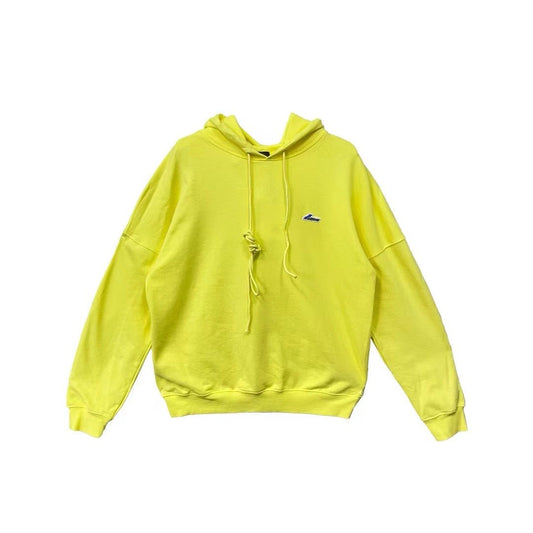 WE11DONE Yellow Logo Embroidered Wappen Hoodie - SHENGLI ROAD MARKET