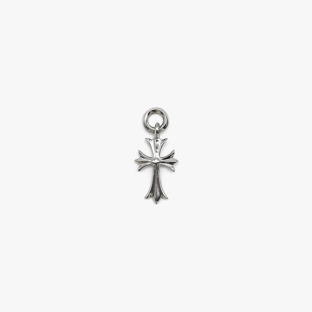 Chrome Hearts 18K White Gold Cross Necklace Chram - SHENGLI ROAD MARKET