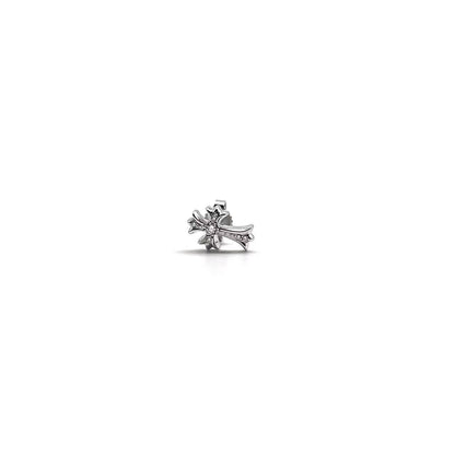 Chrome Hearts 18K White Gold Diamonds Cross Earring Ear Stud - SHENGLI ROAD MARKET