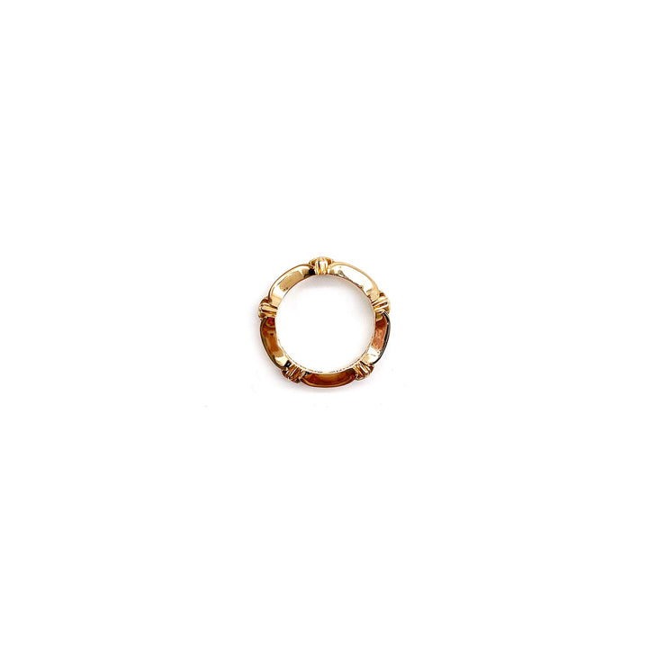 Chrome Hearts 22K Gold Cross Bone Tail Ring - SHENGLI ROAD MARKET