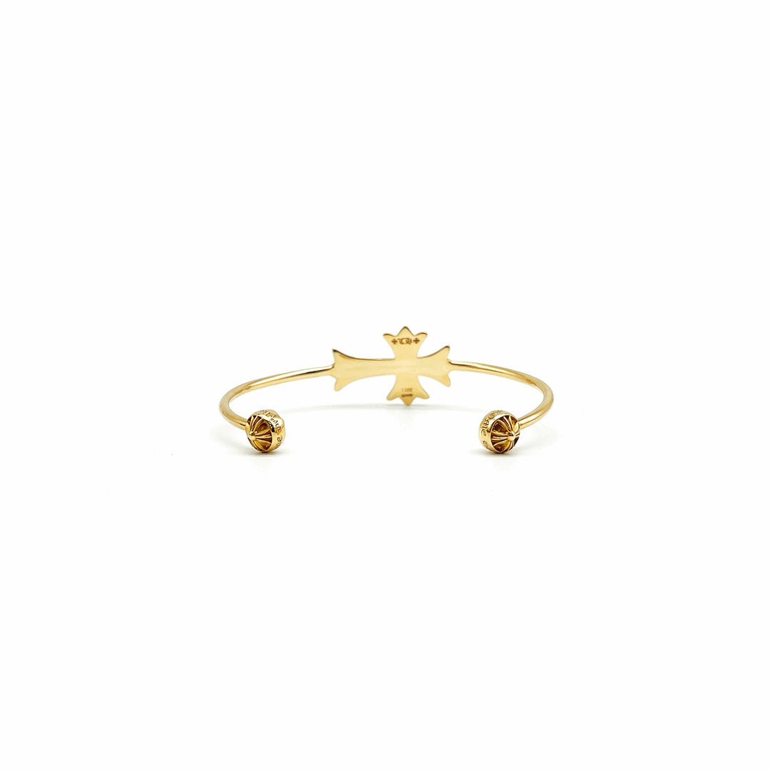 Chrome Hearts 22k Gold Cross Bracelet - SHENGLI ROAD MARKET