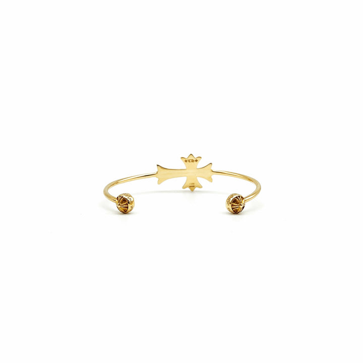 Chrome Hearts 22k Gold Cross Bracelet - SHENGLI ROAD MARKET