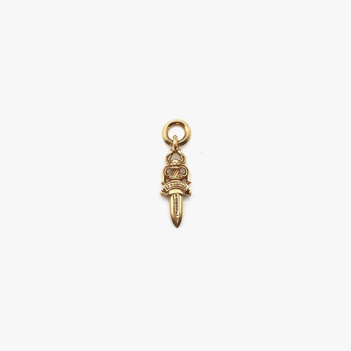 Chrome Hearts 22K Gold Dagger Necklace Charm - SHENGLI ROAD MARKET