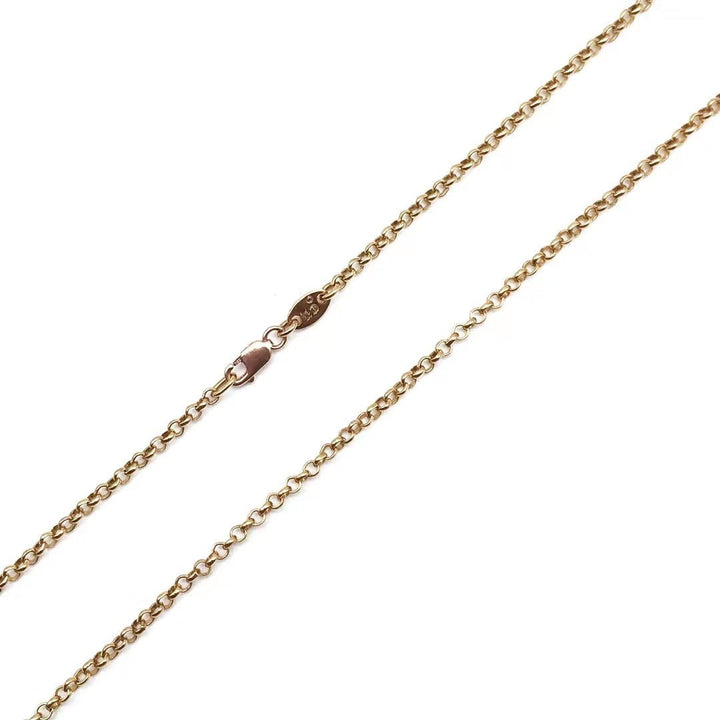 Chrome Hearts 22K Gold Roll Chain Necklace - SHENGLI ROAD MARKET