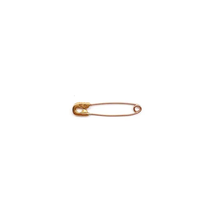 Chrome Hearts 22K Gold Safety Pin Clip - SHENGLI ROAD MARKET