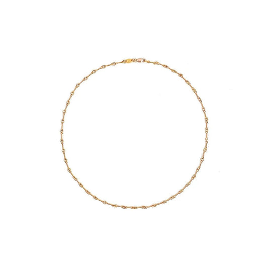Chrome Hearts 22K Gold Twist Chain Necklace - SHENGLI ROAD MARKET