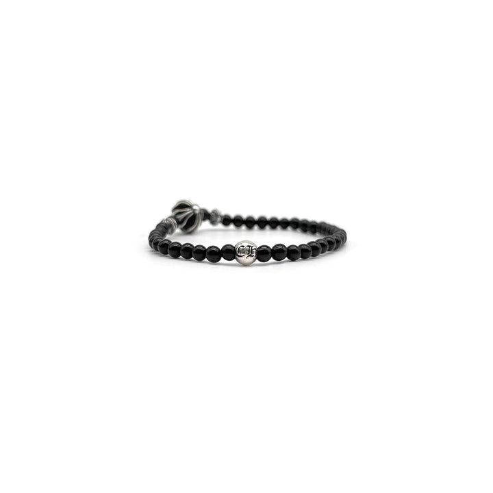 Chrome Hearts 4mm Black Beaded Bracelet - SHENGLI ROAD MARKET