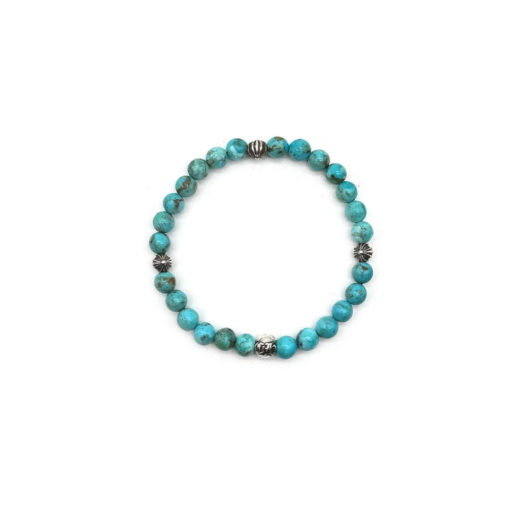 Chrome Hearts 6mm Green Beaded Bracelet - SHENGLI ROAD MARKET