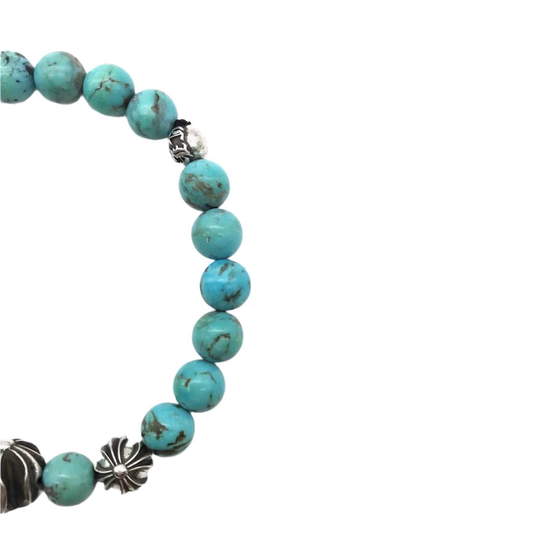 Chrome Hearts 8mm Green Beaded Bracelet - SRM – SHENGLI ROAD MARKET