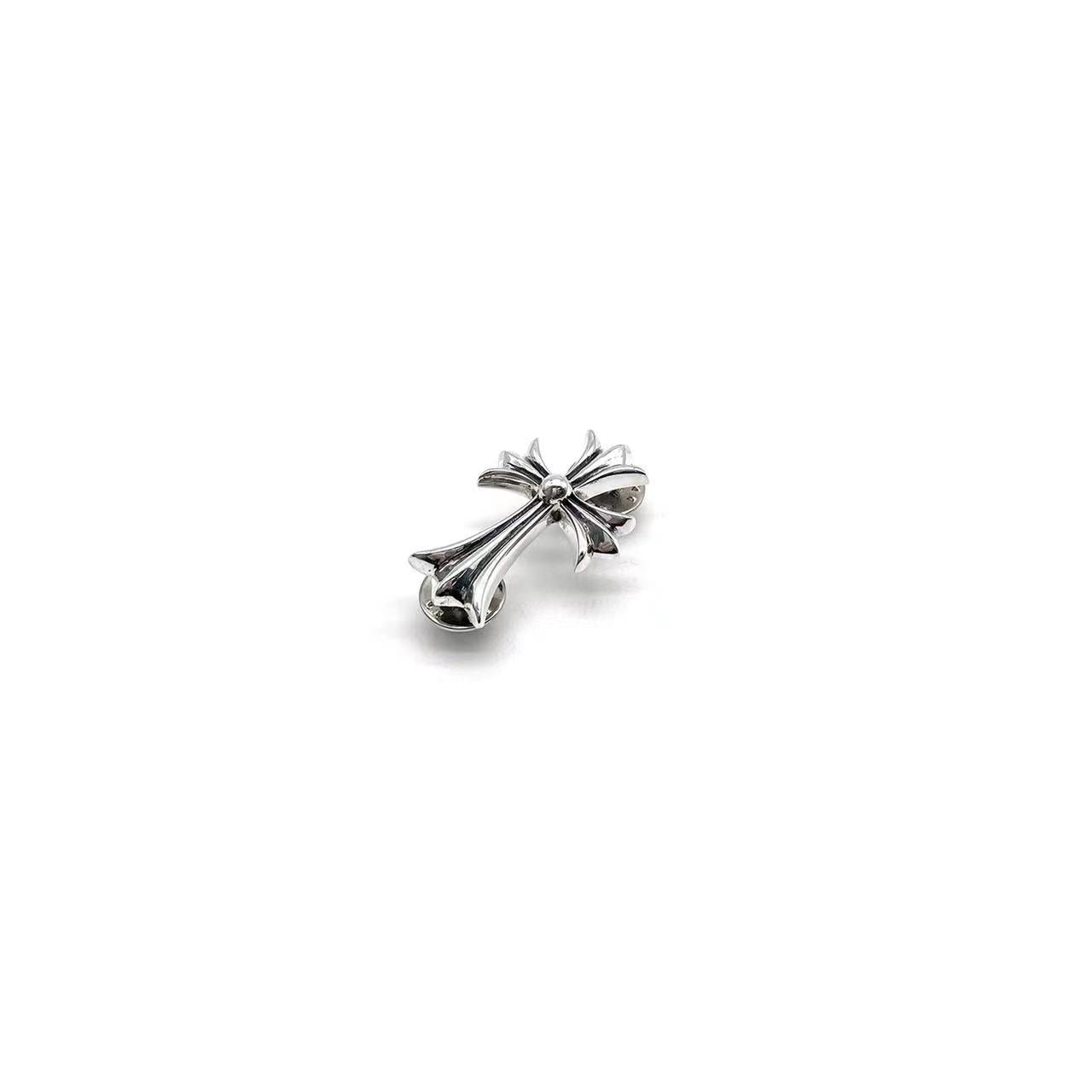 Chrome Hearts 925 Silver Cross Breastpin - SHENGLI ROAD MARKET