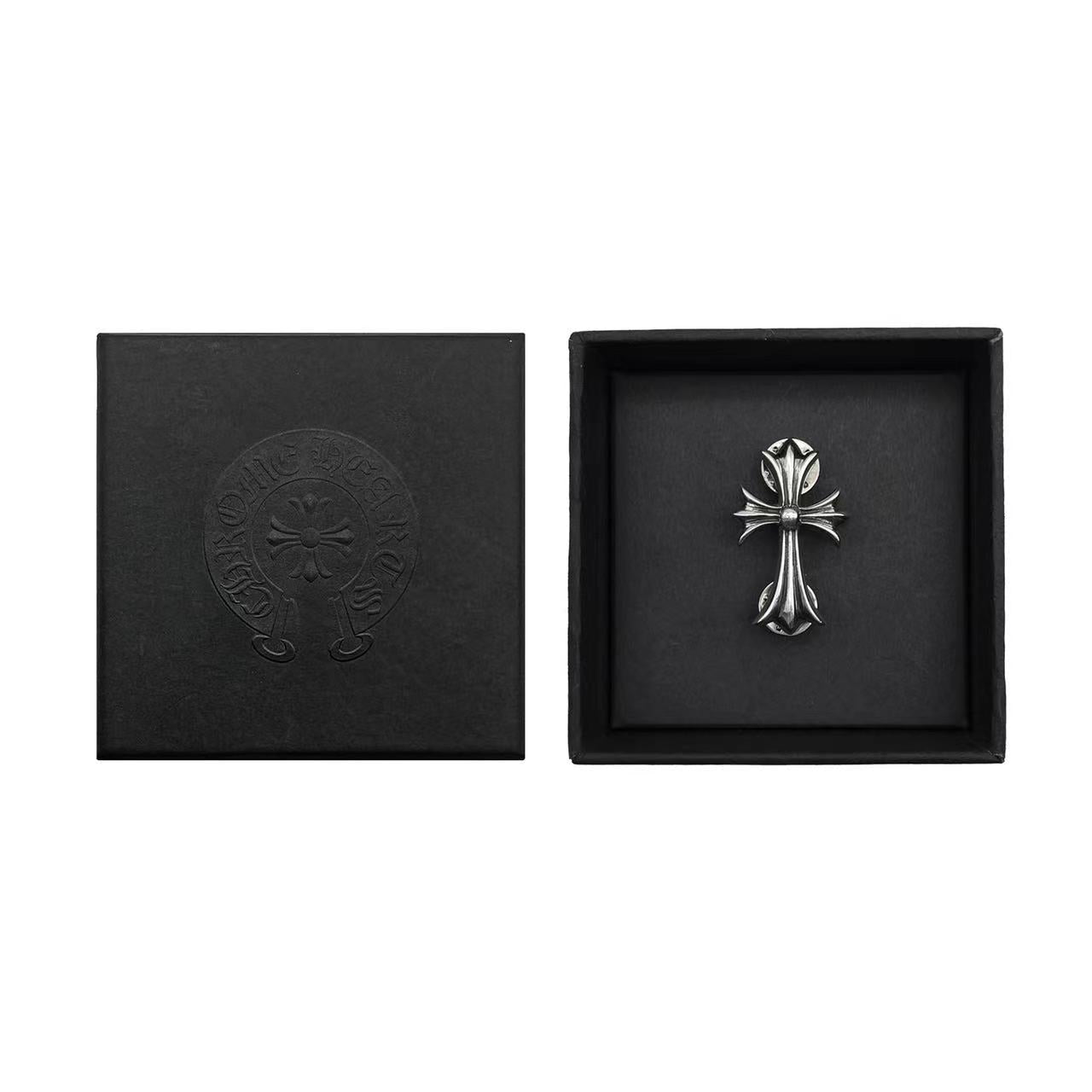 Chrome Hearts 925 Silver Cross Breastpin - SHENGLI ROAD MARKET