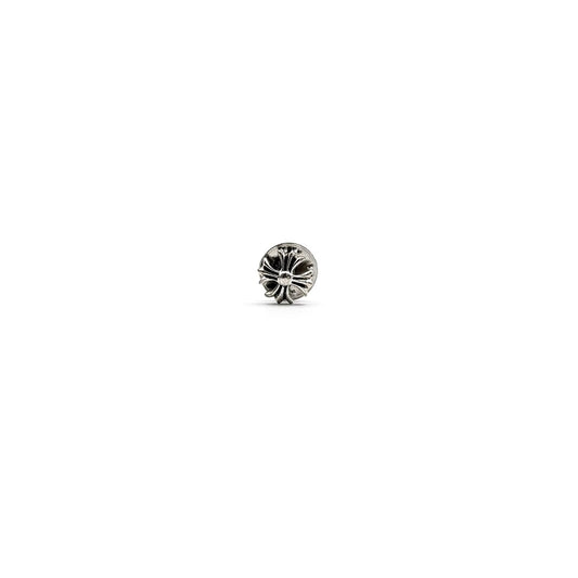 Chrome Hearts 925 Silver Cross Brooch Collar Pin - SHENGLI ROAD MARKET