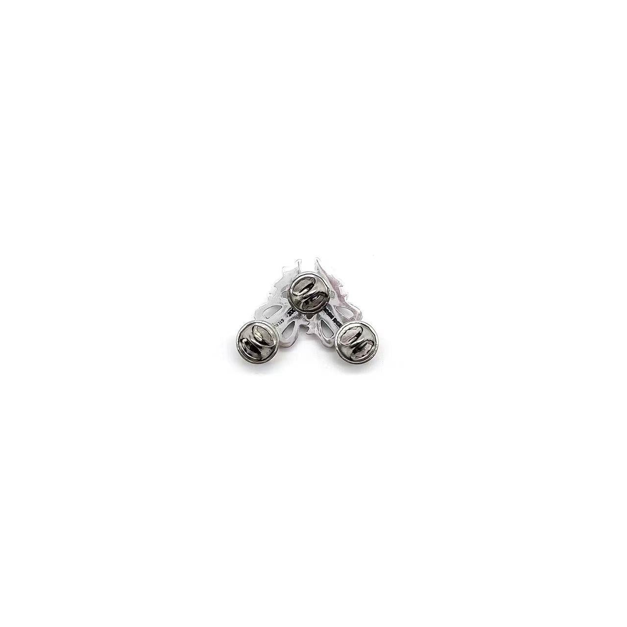 Chrome Hearts 925 Silver Cross Large Size Cufflink - SHENGLI ROAD MARKET