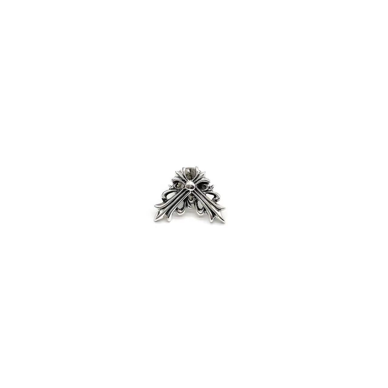 Chrome Hearts 925 Silver Cross Small Size Cufflink - SHENGLI ROAD MARKET