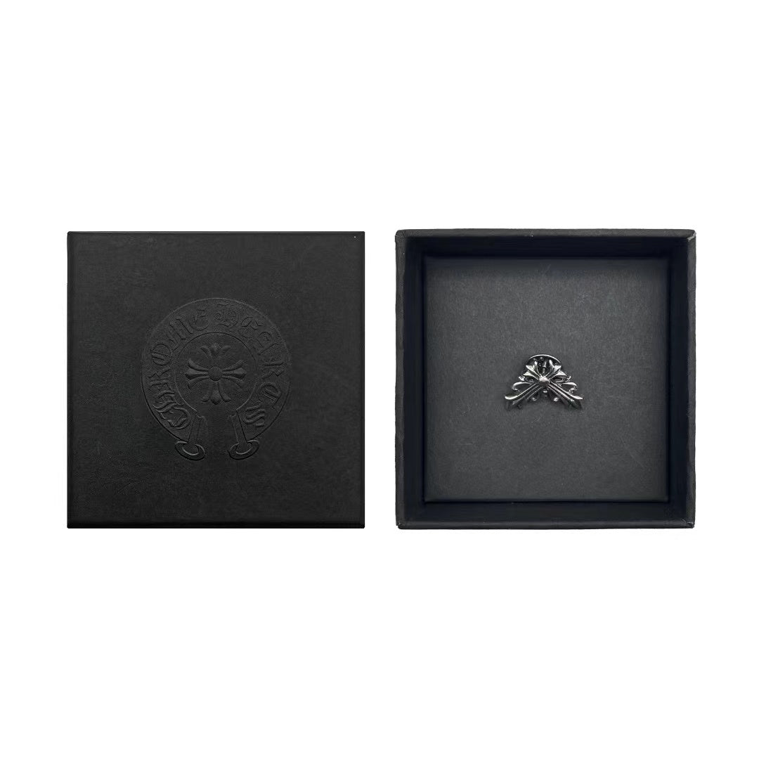 Chrome Hearts 925 Silver Cross Small Size Cufflink - SHENGLI ROAD MARKET