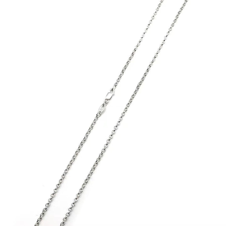 Chrome Hearts 925 Silver Roll Chain Necklace - SHENGLI ROAD MARKET