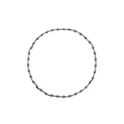 Chrome Hearts 925 Silver Tiny E Cross Necklace - SHENGLI ROAD MARKET