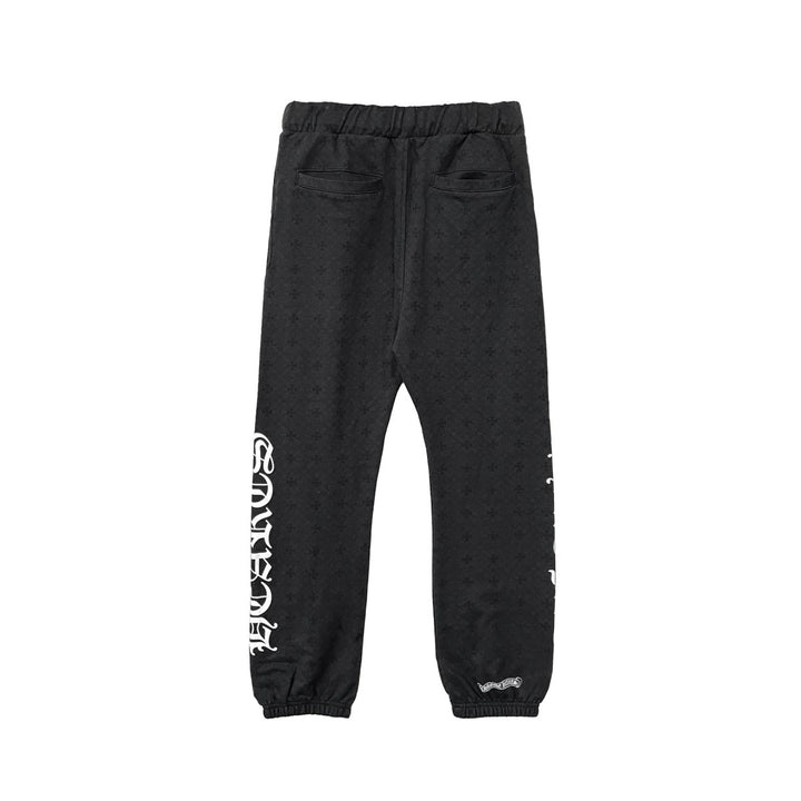 Chrome Hearts All Over Monogram Horseshoe Logo Sweatpants - SHENGLI ROAD MARKET