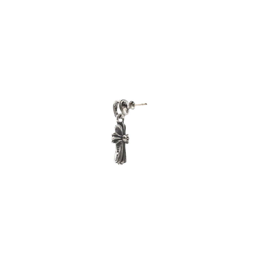 Chrome Hearts Babyfat Cross Silver Earring - SHENGLI ROAD MARKET