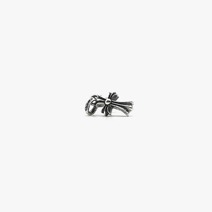 Chrome Hearts Babyfat Cross Silver Earring - SHENGLI ROAD MARKET