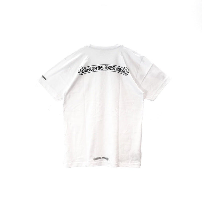 Chrome Hearts Back Scroll Logo Short Sleeve Tee - SHENGLI ROAD MARKET