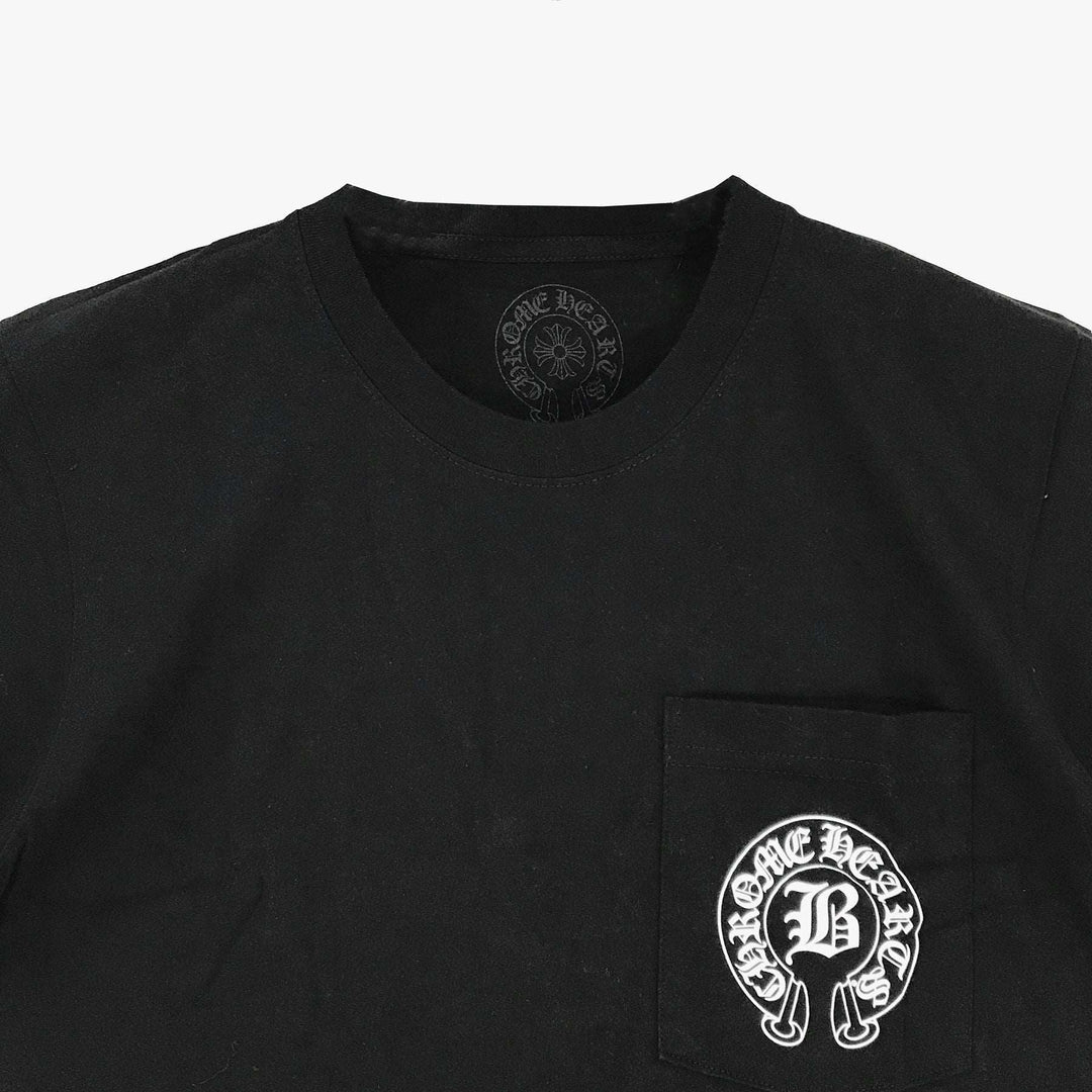 Chrome Hearts Bella Hadid Limited Horseshoe Logo Short Sleeve T-Shirt - SHENGLI ROAD MARKET