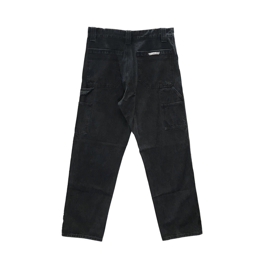 Chrome Hearts Black Carpenter Pants - SHENGLI ROAD MARKET