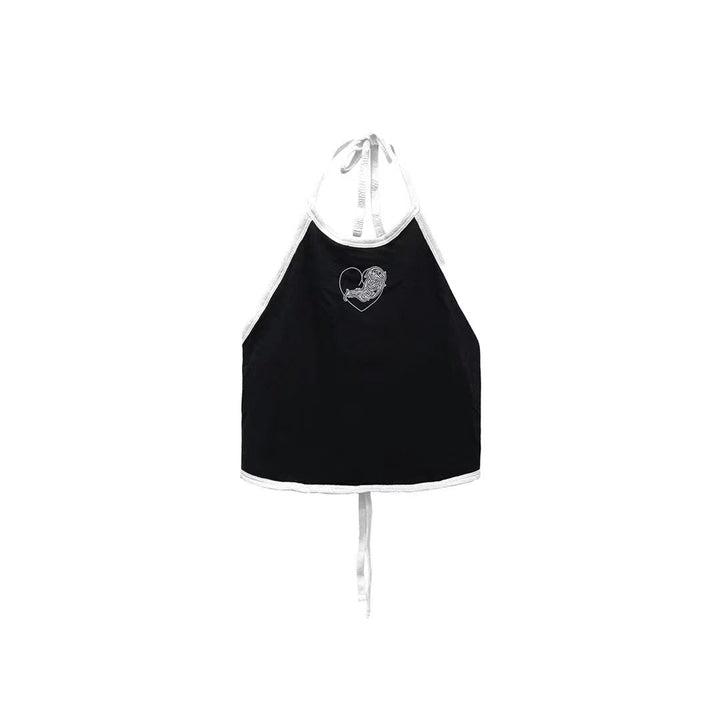 Chrome Hearts Black Heart Logo Tank Top - SHENGLI ROAD MARKET