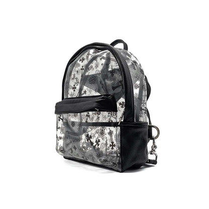 Chrome Hearts Black PVC Backpack - SHENGLI ROAD MARKET