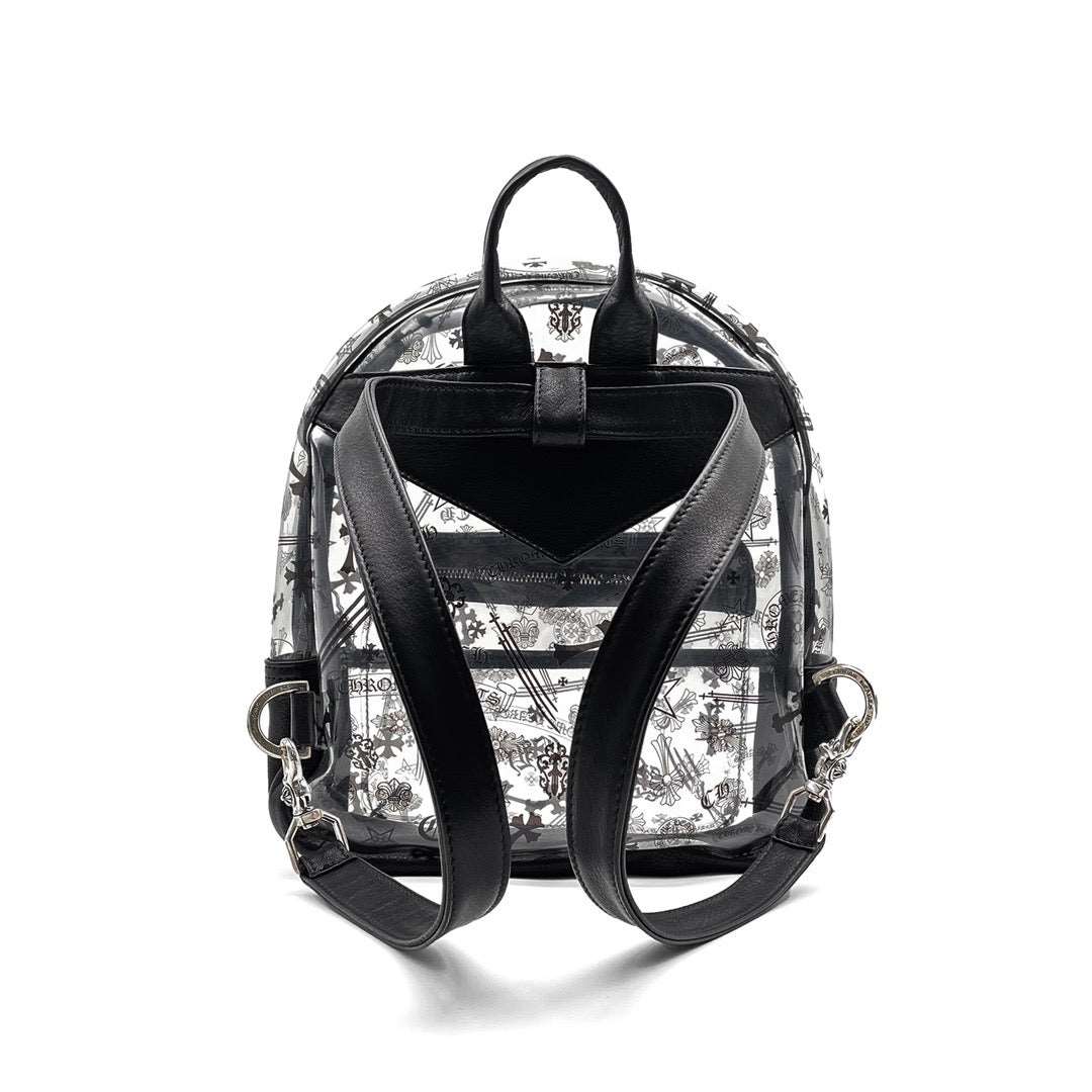 Chrome Hearts Black PVC Backpack - SHENGLI ROAD MARKET