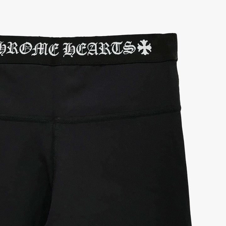 Chrome Hearts Black Script Logo Leggings - SHENGLI ROAD MARKET