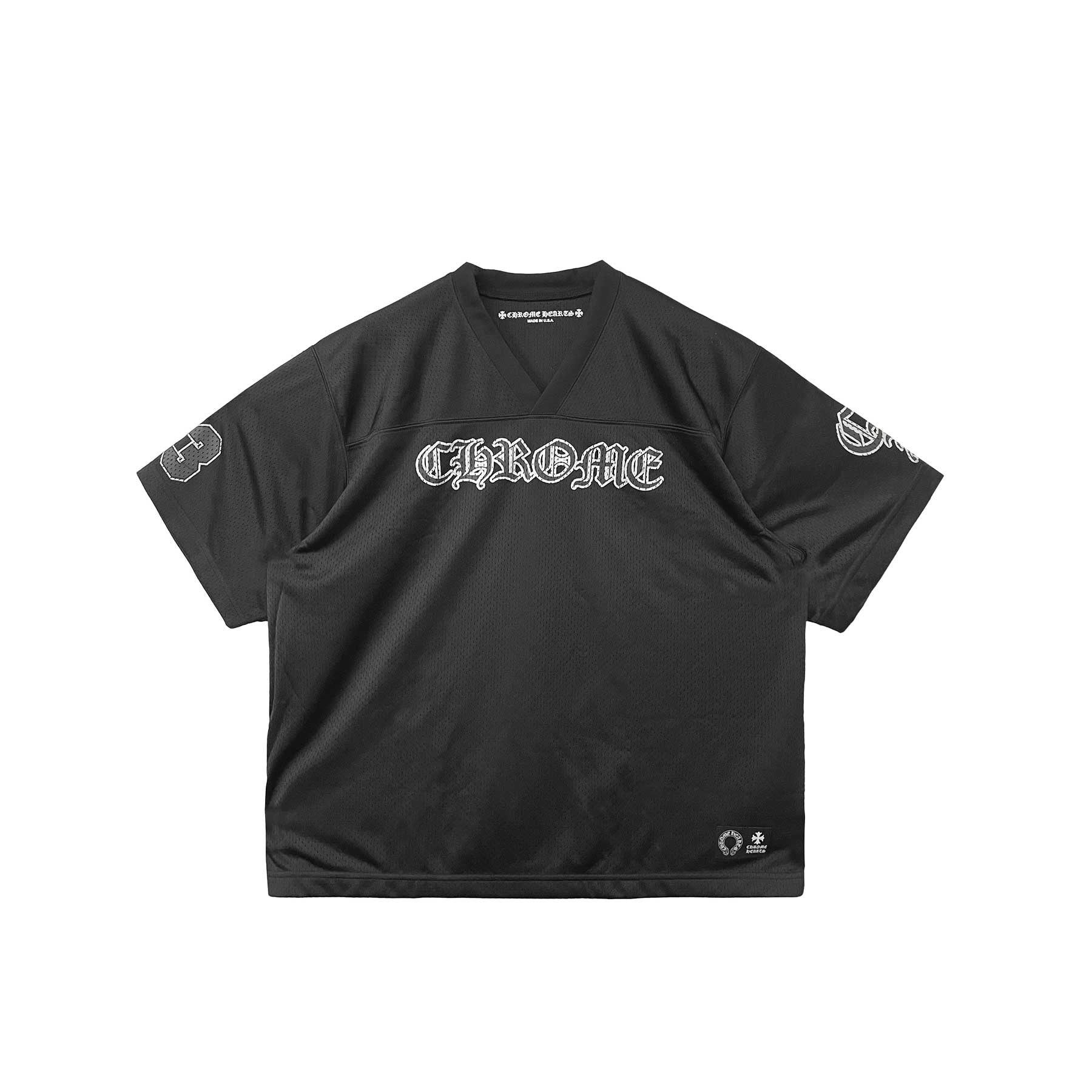 Chrome Hearts Black Script Logo Short Sleeve Tee - SHENGLI ROAD MARKET