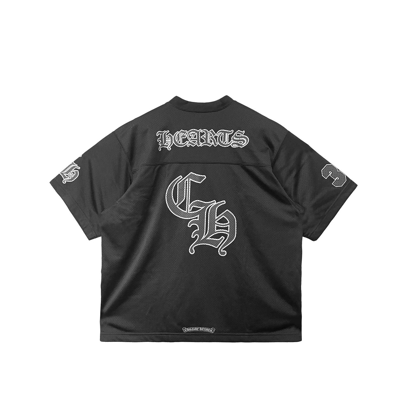 Chrome Hearts Black Script Logo Short Sleeve Tee - SHENGLI ROAD MARKET