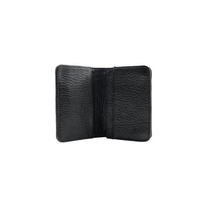 Chrome Hearts Black Silver Scroll Folded Cardholder - SHENGLI ROAD MARKET