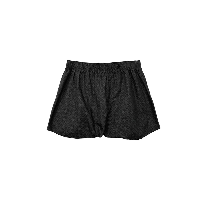 Chrome Hearts Black Tonal Monogram Cross Pattern Shorts - SHENGLI ROAD MARKET