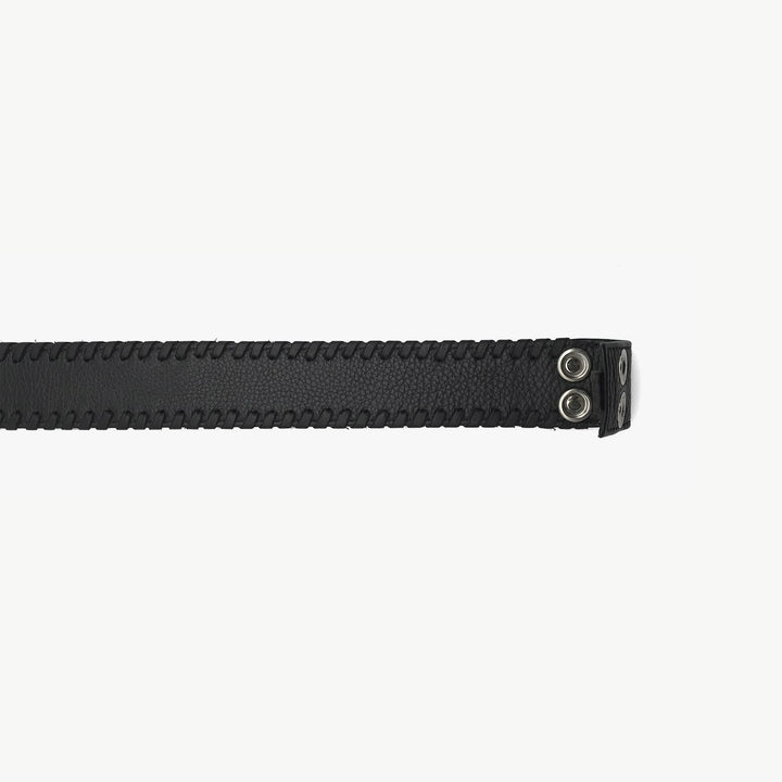 Chrome Hearts Black Weave Belt - SHENGLI ROAD MARKET