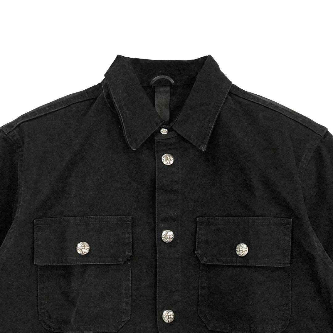 Chrome Hearts Black Work Dog Shirt - SHENGLI ROAD MARKET