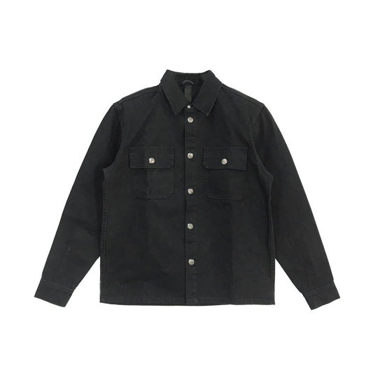 Chrome Hearts Black Work Dog Shirt - SHENGLI ROAD MARKET
