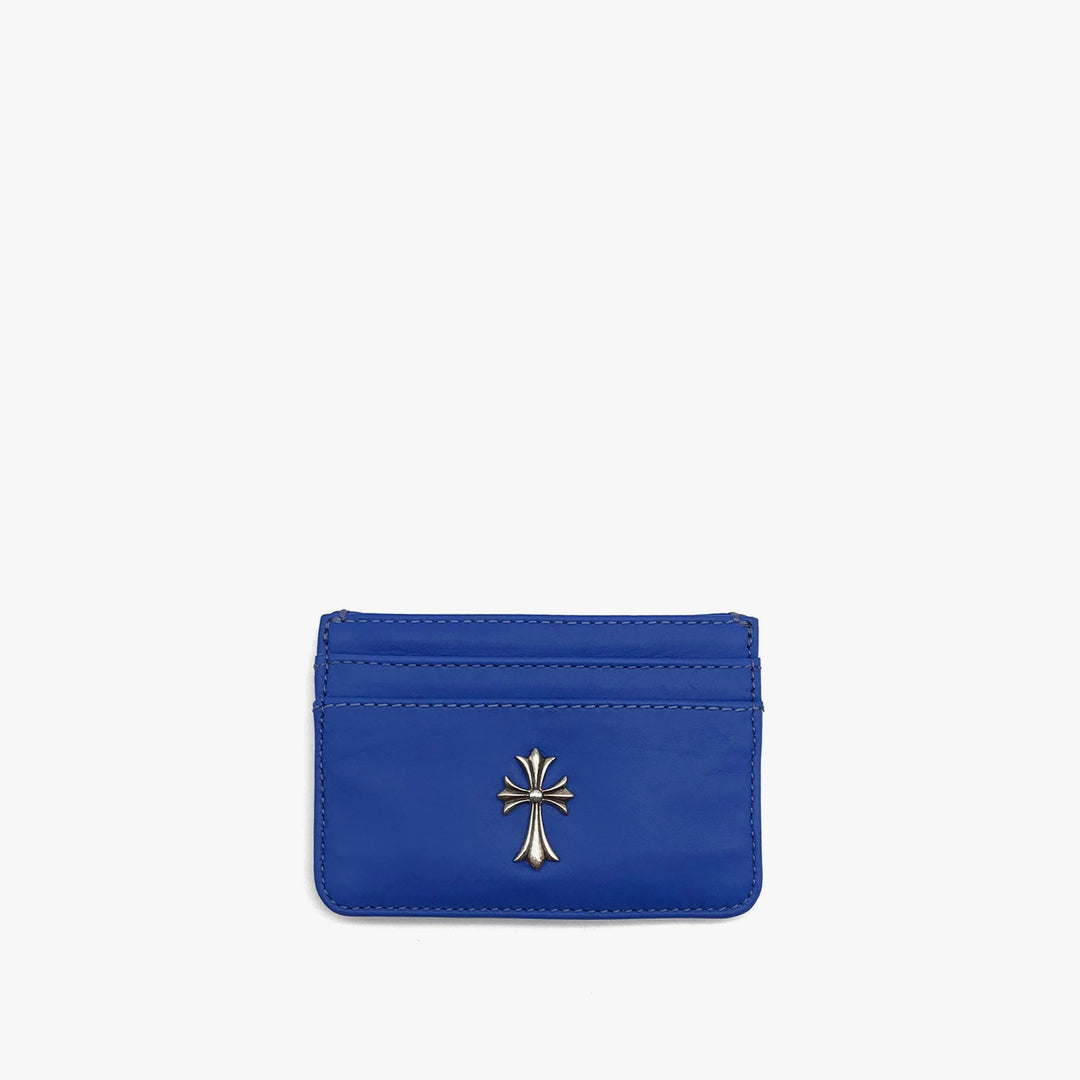 Chrome Hearts Blue Cross Logo Card Holder - SHENGLI ROAD MARKET